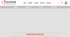 Desktop Screenshot of lovelandpresbyterianchurch.org